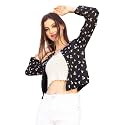 Sera Women Casual Open Front Crop Shrug