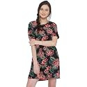 Sera Women White amp Black Printed A-Line