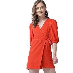 Sera Womens Tie Knot Dress