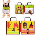 Seraphina Life Skills Busy Board Book | Montessori Toy | Preschool Educational Sensory Book | Travel Toys | Educational Toddler Activities for 1 2 3 4 Y Old Boys & Girls