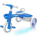 SEREED Colorful Lighting Toddler Tricycle Gift Toy for Ages 2-5 Boys Girls