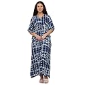 SEREIN Women39s Crepe Kaftan Maxi Casual Dress