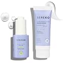Sereko Vitamin C Glowing &amp; Brightening Face Serum &amp; Sunscreen Cream Gel SPF 50++++ for Women &amp; Men (Glow &amp; Protect Duo)