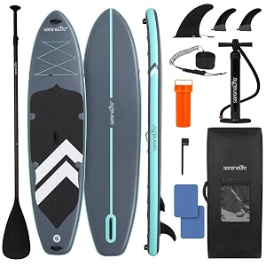 SereneLife 106 inch Inflatable Stand Up Paddle