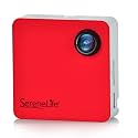 SereneLife Clip-on Wearable Camera 1080p Full HD with Built-in Wi-Fi, Ideal for Classroom to Record The Lecture, Sports, Jogging, Cycling, Hiking, Fishing, and Camping. (AZSLBCM18RD), White