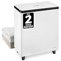 SereneLife Luxury Rectangle Towel Warmer - Spa & Bathroom Heater with Custom Fragrance, Auto Shut-Off, Fits 2 large Towels, Blankets, Bathrobes, PJ's - Perfect Gift for Him & Her (Black)