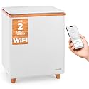 SereneLife WIFI Luxury Rectangle Towel Warmer - Spa &amp; Bathroom Towel Heater with Custom Fragrance, Auto Shut-Off, Fits 2 large Towels, Blankets, Bathrobes, PJ's - Perfect Gift for Him &amp; Her (Natural)