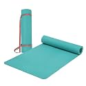 Serenity Everyday Yoga Mat &amp; Carry Strap for Men, Women &amp; Kids Fitness | EVA Material Extra Thick, Long &amp; Wide Exercise Mat For Home Gym, Yoga, Meditation, Pilates &amp; Outdoor Workout | Soft, Easy to Fold, Anti 
