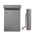 Serenity Everyday Yoga Mat &amp; Carry Strap For Men, Women &amp; Kids Fitness|Extra Thick, Long &amp; Wide Eva Exercise Mat For Home Gym, Yoga, Meditation &amp; Outdoor Workout (4mm, Green)