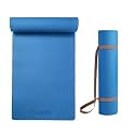Serenity Everyday Yoga Mat & Carry Strap For Men, Women & Kids Fitness|Extra Thick, Long & Wide Eva Exercise Mat For Home Gym, Yoga, Meditation & Outdoor Workout (4mm, Green)