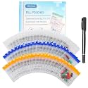 Serfeymi 114 Pcs Pill Pouches Bags for Travel 3 x 3 in 12 mil(Double Sided)