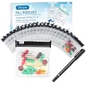 Serfeymi 32 Pcs Pill Pouches Bags for Travel 3 x 3 in 12 mil(Double Sided)