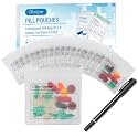 Serfeymi 32 Pcs Pill Pouches Bags for Travel 3 x 3 in 12 mil(Double Sided)