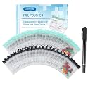 Serfeymi 72 Pcs Pill Pouches Bags for Travel 3 x 3 in 12 mil(Double Sided)