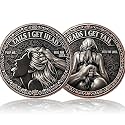 Funny This is not a serious Decision Coin It's a Light-Hearted Joke Featuring Heads I Get Tail Coin one Side and Tails I Get Head on The Other Humor Coin Guarantees Laughs with Every flip(B)
