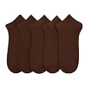 SERISIMPLE Women Viscose Bamboo Ankle Socks Low Cut Thin Sock Lightweight Pastal Color Soft Sock 5 Pairs