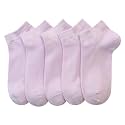 SERISIMPLE Women Viscose Bamboo Ankle Socks Low Cut Thin Sock Lightweight Pastal Color Soft Sock 5 Pairs