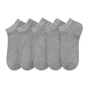 SERISIMPLE Women Viscose Bamboo Ankle Socks Low Cut Thin Sock Lightweight Pastal Color Soft Sock 5 Pairs