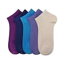 SERISIMPLE Women Viscose Bamboo Ankle Socks Low Cut Thin Sock Lightweight Pastal Color Soft Sock 5 Pairs