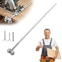 Serplex® 23.6'' Circular Saw Edge Guide Rail with Dual Bearing Rollers
