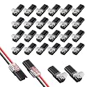 Serplex 24Pcs Wire Connectors 2 Pin Male Female 18-24AWG Cable Jointer
