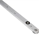 Serplex 3/4 Inch x 300mm Aluminum Miter Bar, Silver T-Slot Guide Rail
