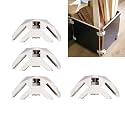 Serplex 4Pcs 90-Degree Nylon Furniture Connector Brackets
