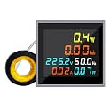 Serplex 6-in-1 Single Phase Digital Energy Meter AC 50-300V 100A LCD