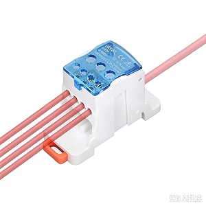 serplex 80a terminal block connector with cover for electrical wiring