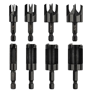 Serplex 8Pcs Assorted Hole Saw Drill Bit