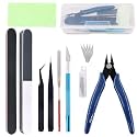 Serplex 9 PCS Gundam Tool Kit with Storage Box for Gunpla Model Building