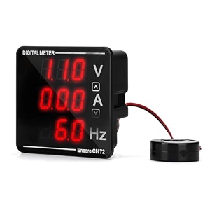 serplex ac voltage and frequency meter lcd digital multimeter 120a ac 50-500v digital current voltage power energy multimeter ammeter voltmeter with current transformer