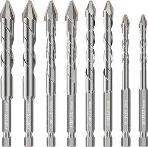serplex cemented carbide drill bits set 8pcs cemented carbide drill bit set for masonry tile brick and glass masonry bits set