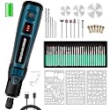 Serplex Electric Engraving Pen Kit, Cordless USB, 44 Bits for Metal, Stone,
