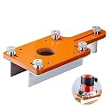 Serplex Router Jig Adjustable Slot Cutting Guide Aluminum Base Plate