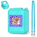 Bitzee Silicone Cover Case for Digital Pet, with Shoulder and Hand Strap, Protective Skin Sleeve (Blue)