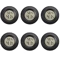 Serundo Auto Digital Hygrometer Thermometer Indoor/Outdoor Hygrometer 6PC