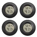 Serundo Auto Digital Hygrometer Thermometer Indoor/Outdoor Hygrometer 4PC