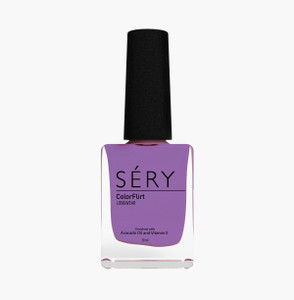 sery colorflirt nail paint tricky purple