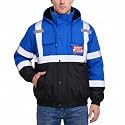 sesafety High Vis Jacket, Work Coats for Men ANSI Class3 Windproof Coat