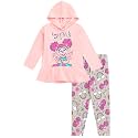 Sesame Street Girls' 2-Piece Fleece Hoodie and Leggings Set for Baby &amp; Kids