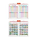 Set of 2 | 2 IN 1 ADDITION AND SUBTRACTION and 2 IN 1 BENNY LEARNS TO RECYCLE AND BENNY TEACHES TO SAVE WATER Early Learning Educational Charts for Kids | 20"X30" inch |Non-Tearable and Waterproof | Double Sided Lamin