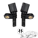 Set of 2 ABS Sensors Front Left & Right WHT003856 WHT003857 Compatible with Audi(A3 TT),Porsche(Carrera GT),SEAT(Leon),Volkswagen(Jetta Beetle CC Passat EOS Golf) Wheel Speed Sensor ALS467 ALS430