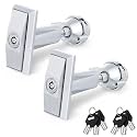 Set of 2 Universal Vending Machine Lock, 5.9 Inch, Long