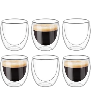 set of 4 250 ml double wall glass coffee mug tea cups insulated coffee mug double walled coffee mug perfect double walled cup double walled glass 4 250 ml tumbler
