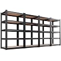 Set of 4 71" H Garage Shelving-5 Tier Storage Shelves,Adjustable Heavy Duty Metal Shelving Unit and Storage Large Rack,Utility Steel Shelf for Warehouse Industrial Pantry Basement 71"x32"x14"