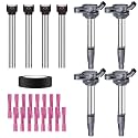 Set of 4 Ignition Coils Pack and Female Connector Plug Harness Pigtail with Lexus CT200h Toyota Corolla Prius Matrix Scion XD Pontiac Vibe 1.8L L4 Replacement for UF596