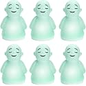 Set of 6 Stress Relief Night Light for Mindfulness - Guided Visual Meditation Tool for Women Men- Relaxing Self Care for Adults Kids