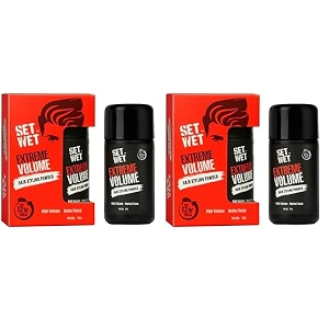 set wet extreme volume hairstyling powder 10g 12 hour strong hold amp matte finish hair volumizing powder wax pack of 2