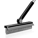 SetSail Grout Cleaner Brush with Long Handle, V-Shaped Floor Brush, Black